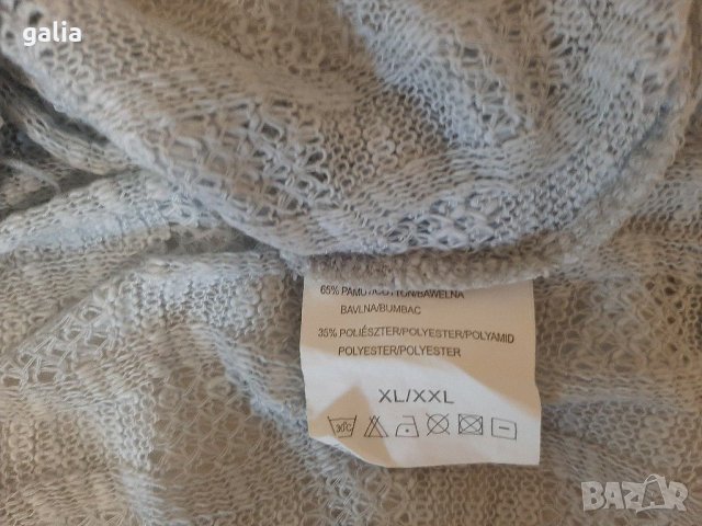 Сива блузка, снимка 5 - Корсети, бюстиета, топове - 29842328