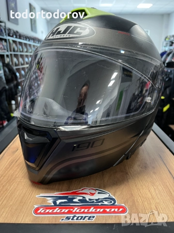 Отваряема мото каска HJC I90 ZONDA,размер L 59-60 см. вградени очила