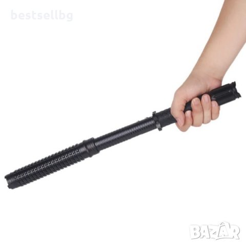 Силен фенер с електрошок палка зареждащ се за самозащита кучета охрана, снимка 8 - Друга електроника - 31551856