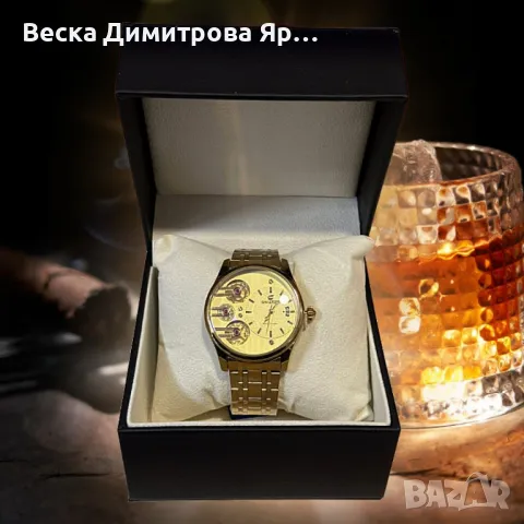 Луксозен мъжки часовник със съвършени детайли, снимка 2 - Мъжки - 49464897