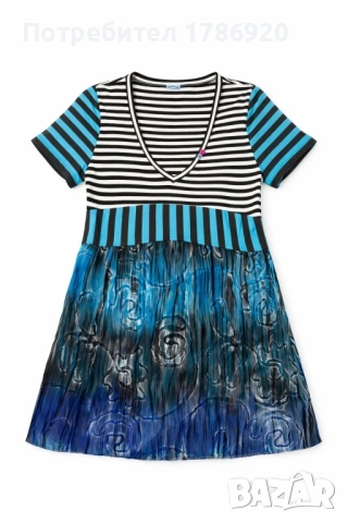 Флорална тениска с райета - Sweater House 🌸