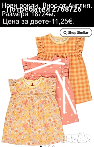 Нови рокли, снимка 13 - Детски рокли и поли - 43280026