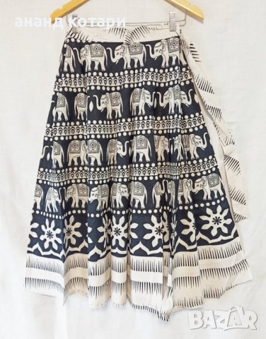 Индийска памучна пола - прегърни ме, снимка 5 - Поли - 36605313