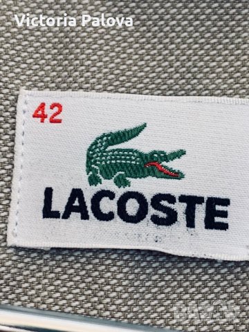 Риза LACOSTE оригинал, снимка 4 - Ризи - 36720394
