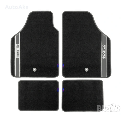 Универсални мокетни стелки Sparco - червени, сиви, сини или черни