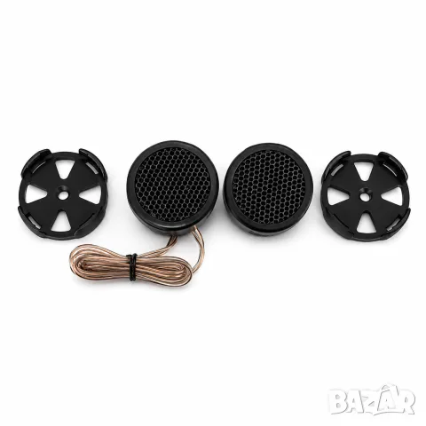 Комплект черни мини автомобилни говорители 20W 93 dB