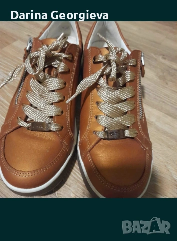 Кецове естествена кожа ARA, снимка 4 - Кецове - 54349397