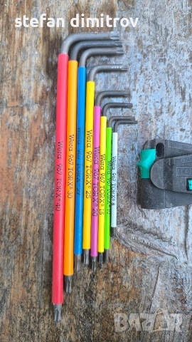 WERA Multicolour TORX BO имбусни ключове , снимка 4 - Ключове - 54249113