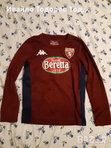 Маркова тениска Kappa с дълъг ръкав на FC Torino 1906, снимка 2 - Детски тениски и потници - 51409102