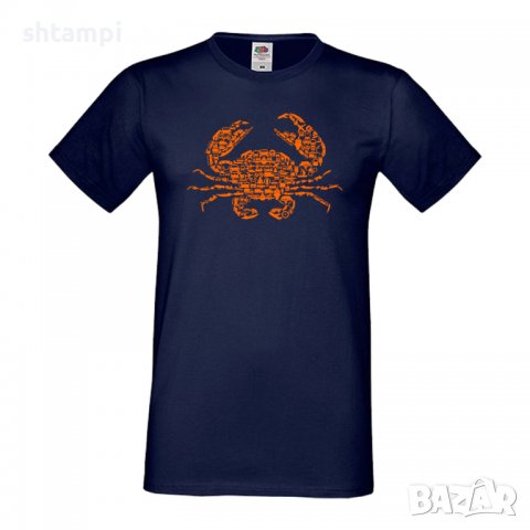 Мъжка тениска Crab,Животно Рак,Изненада,Подарък,Празник , снимка 9 - Тениски - 36813337