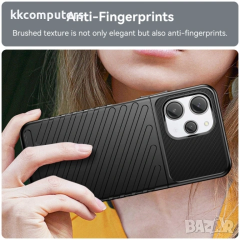Xiaomi Redmi 12 5G (Global) / Poco M6 Pro 5G Удароустойчив Thunderbolt Калъф и Протектор, снимка 5 - Калъфи, кейсове - 53233160