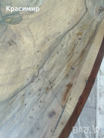 Маса с орехов фурнир, снимка 8 - Антикварни и старинни предмети - 50934796