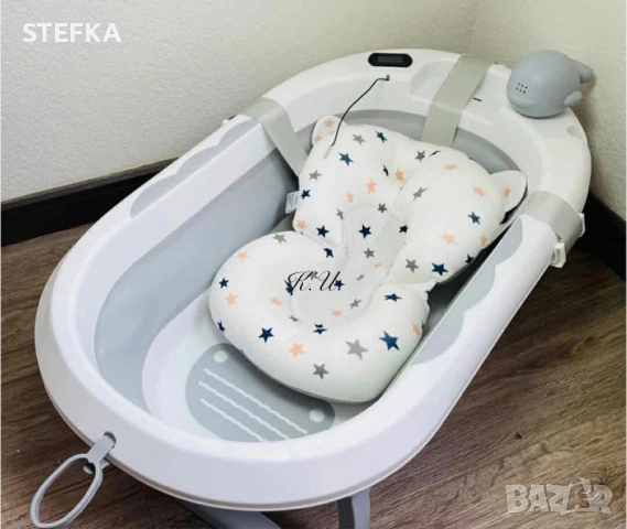 Сгъваема вана за къпане с възглавничка 