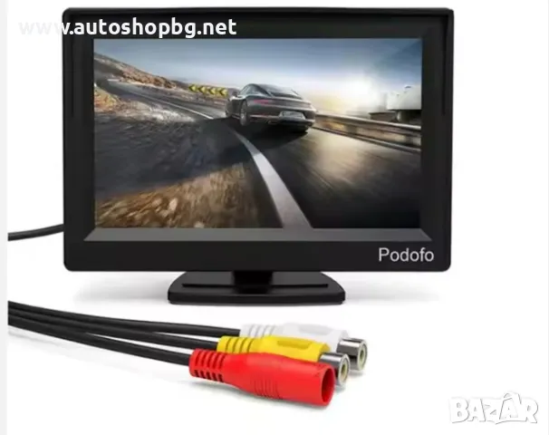 5" МОНИТОР ЗА КАМЕРА ЗА КАМИОН/МИКРОБУС/АВТОМОБИЛ, снимка 3 - Аксесоари и консумативи - 48500499