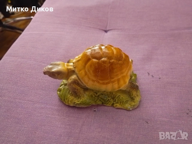 Гипсова костенурка за късмет 7х4 см, снимка 3 - Декорация за дома - 53962008