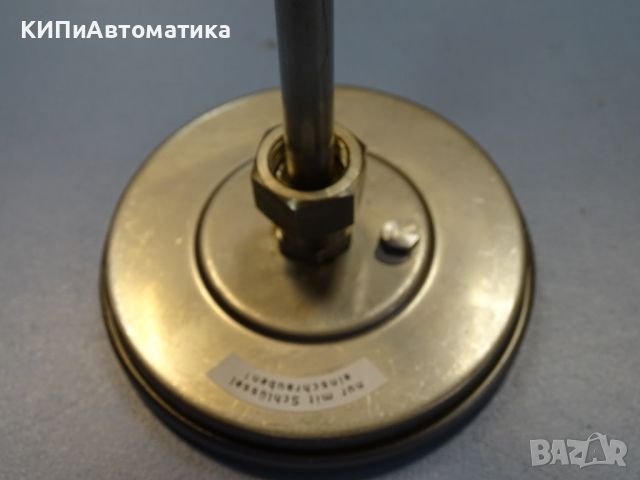 биметален термометър JUMO immersion thermometer ф100mm, -30/+50°C, L-100mm, снимка 4 - Резервни части за машини - 36530518