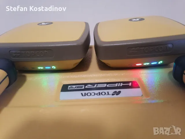 Topcon Hiper SR GNSS GPS x 2 База и Роувър , снимка 2 - Други инструменти - 49507082