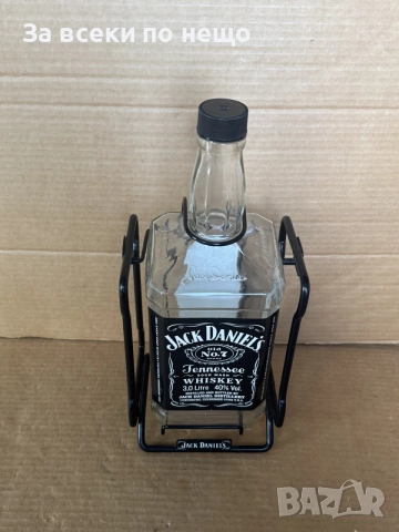 Люлка, празна бутилка от уиски Jack Daniels 3L, снимка 2 - Аксесоари за кухня - 55884752