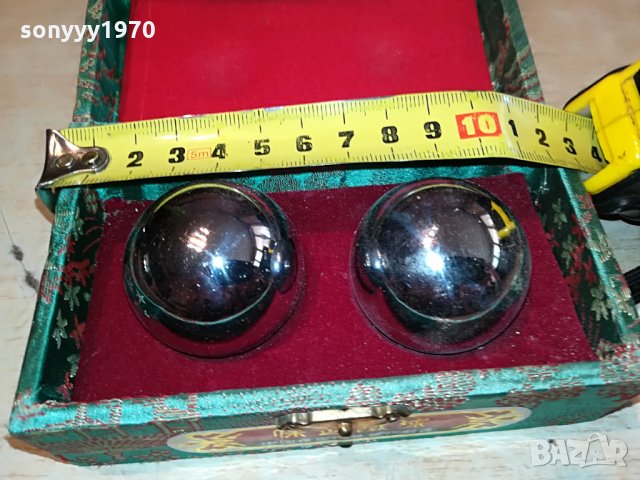 китаиски топки в красива кутия 2508211232, снимка 4 - Антикварни и старинни предмети - 33917548