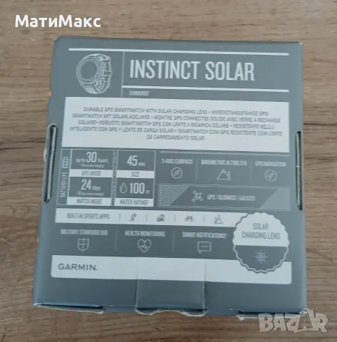 Garmin Instinct Solar, снимка 3 - Смарт часовници - 56208960