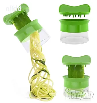 уред ренде за рязане на зеленчуци зеленчукови ленти спирала спирали спагети ивици нудълси нудъли , снимка 3 - Аксесоари за кухня - 47499164