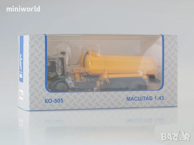 Камаз-53213 КО-505 - мащаб 1:43 на ПОА Камаз моделът е нов в кутия, снимка 12 - Колекции - 50473996