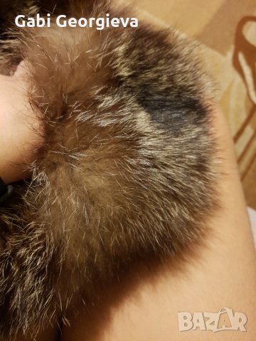 Дамска зимна шапка с естествен косъм 