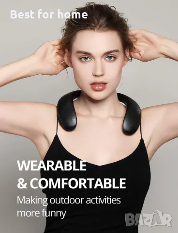 Bluetooth високоговорител с лента за врата  Bluedio, снимка 5 - Други - 50264968