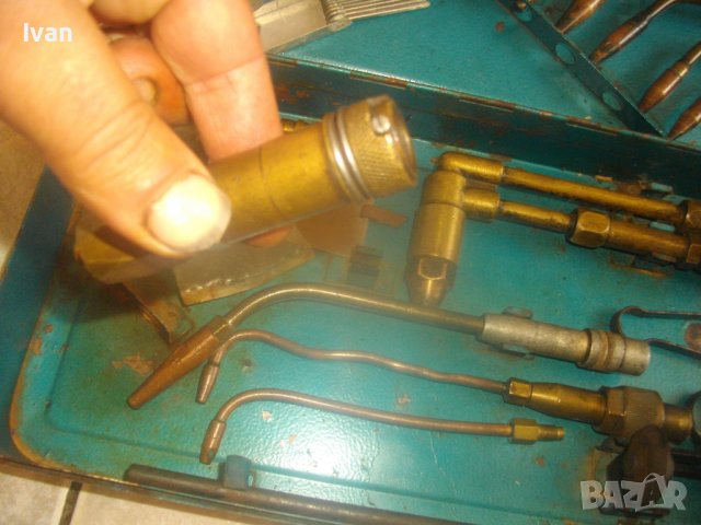 Немски К-т 24 Части За Резак За Оксижен-Газо-Кислородно-Ацетилен Рязане/Запояване-Старо Качество-EWO, снимка 12 - Поялници и запояване - 42342117