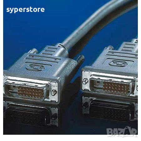 Кабел DVI - DVI Dual Link, 5m Roline 11.99.5555 SS301212 Мъжко-Мъжко