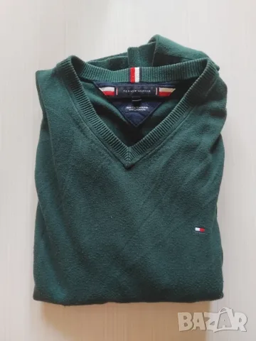 Tommy Hilfiger - 100% оригинален мъжки пуловер