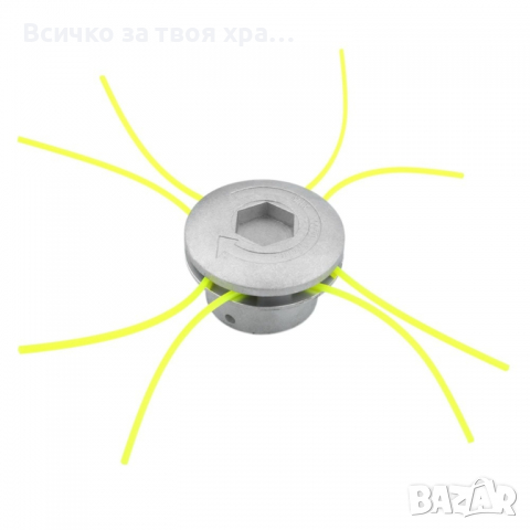 Алуминиева глава (с парченца корда) за храсторез (тример), снимка 3 - Градинска техника - 32206036