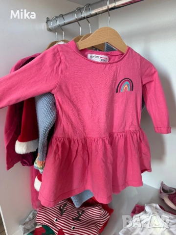 Лот дрешки за момиче 74 - 86 см Next Zara H&M, снимка 3 - Детски комплекти - 54013852