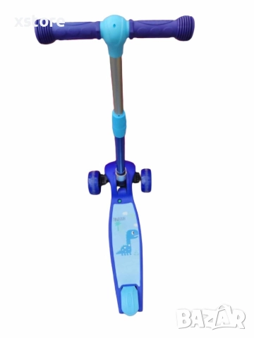 Детска, сгъваема тротинетка с LED светлини и мелодий. Размер:60х82см., снимка 6 - Други - 52740646