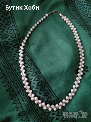 Старо колие от изкуствени перли, снимка 1