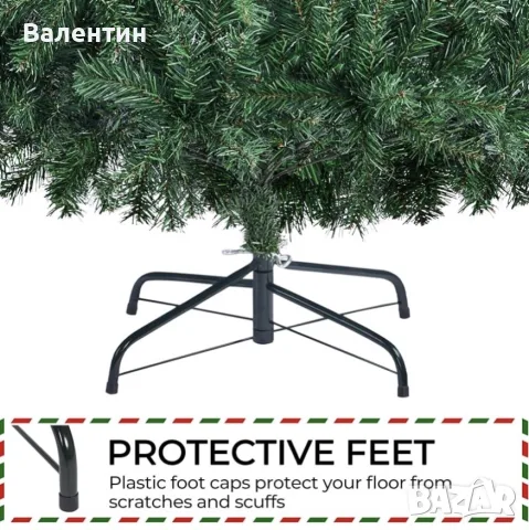 Коледна елха тип смърч, снимка 6 - Декорация за дома - 56477701