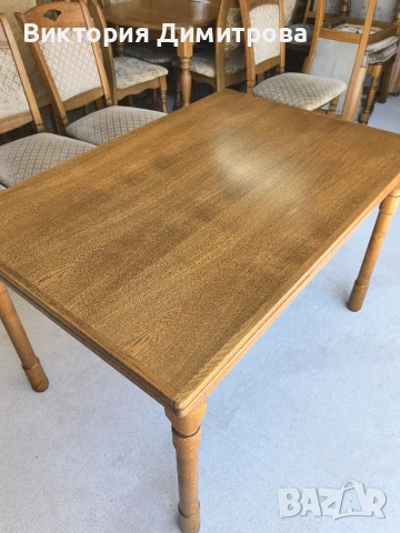 Разтегателна трапезна маса (01-247), снимка 6 - Маси - 54315205
