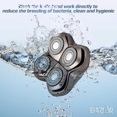 Нова Резервна 4D глава с ножчета за Skull Shaver мокро сухо бръснене мъже, снимка 8 - Други - 54043638