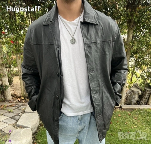 Дизайнерско мъжко кожено яке,Marc Kostner,сако,блейзър Л размер, снимка 5 - Якета - 53064377