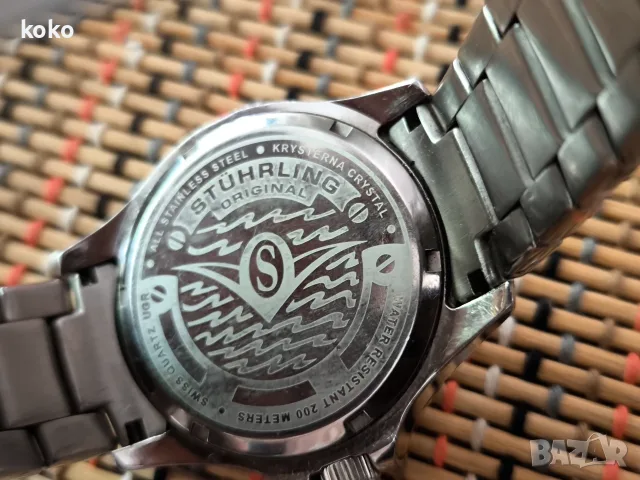 Часовник Stuhrling swiss quartz , снимка 7 - Мъжки - 55832941
