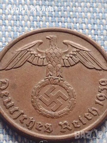 Монета 2 райхсфенинг 1939г. Германия Трети Райх с СХВАСТИКА за КОЛЕКЦИЯ 39862, снимка 7 - Нумизматика и бонистика - 42819996