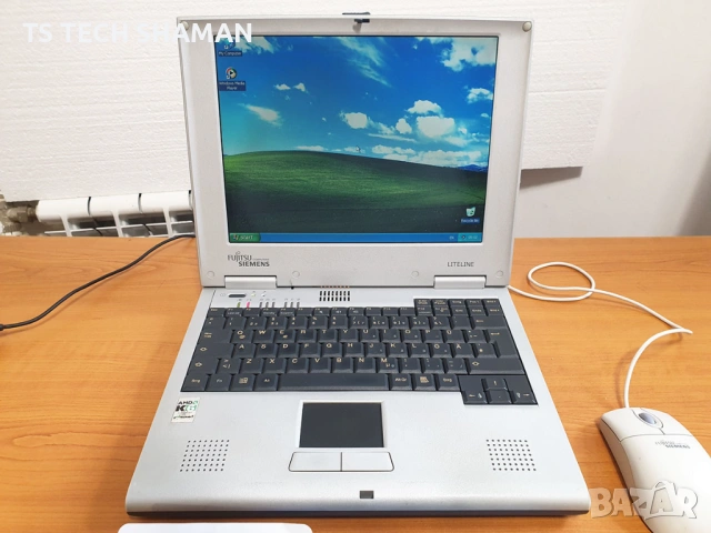 ⭐Продавам уникален ретро лаптоп AMD K6 II с Windows XP и РАБОТЕЩ Сериен Порт COM1⭐, снимка 4 - Антикварни и старинни предмети - 54276135