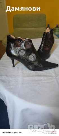 Маркови дамски обувки естествена кожа.36 номер.Нови., снимка 2 - Дамски обувки на ток - 51519135