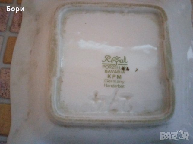 Баварски порцелан пепелник, снимка 7 - Други - 35586873
