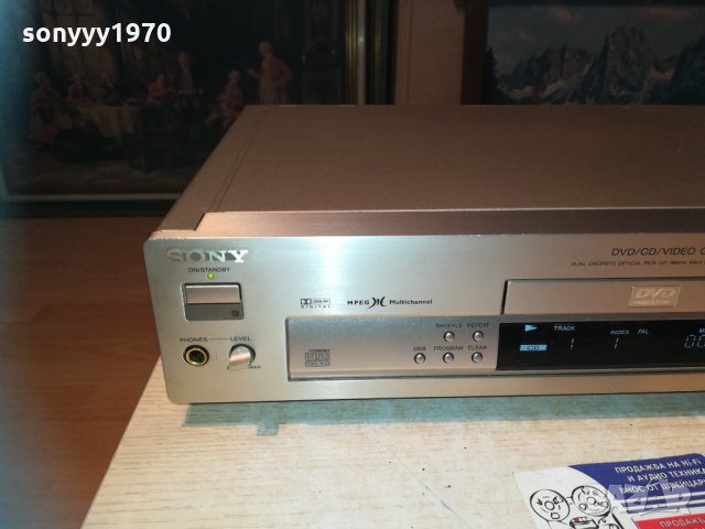 sony DVP-S715 cd/dvd player-gold 0501211721, снимка 7 - Ресийвъри, усилватели, смесителни пултове - 31318693
