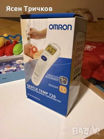 Инфрачервен термометър Omron 720, снимка 3 - Други - 55971465