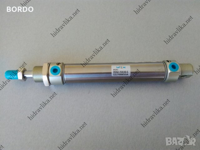 Пневматичен цилиндър Ф25/100 с магнитно бутало-LUFTEC, снимка 2 - Други машини и части - 30669540