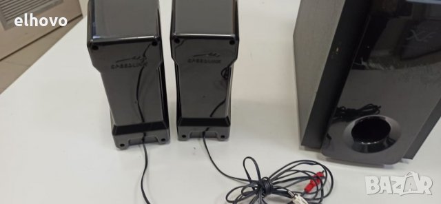 Субуфер Speed Link+2колонки SL-8261-DGY, снимка 4 - Ресийвъри, усилватели, смесителни пултове - 29937946