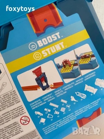 Игрален комплект в кутия - Hot Wheels писта за каскади, снимка 14 - Коли, камиони, мотори, писти - 46265079