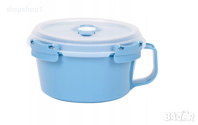  КУПА ЗА ОБЯД ЗА СУПА ИЛИ ЯСТИЕ ЗА ВЪЗМОЖНОСТ В МИКРОВЪЛНОВАТА 850 мл, снимка 2 - Кутии за храна - 53285556